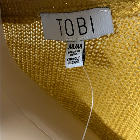 JUST FOR YOU MUSTARD WRAP SWEATER size medium - Picture 6 of 10